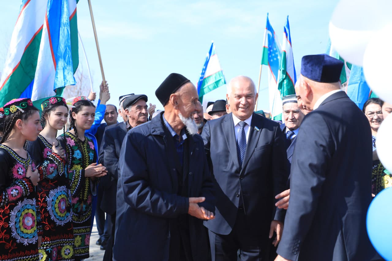 Boʻka tumani — “Navobod” mahallasi zamonaviy qiyofada