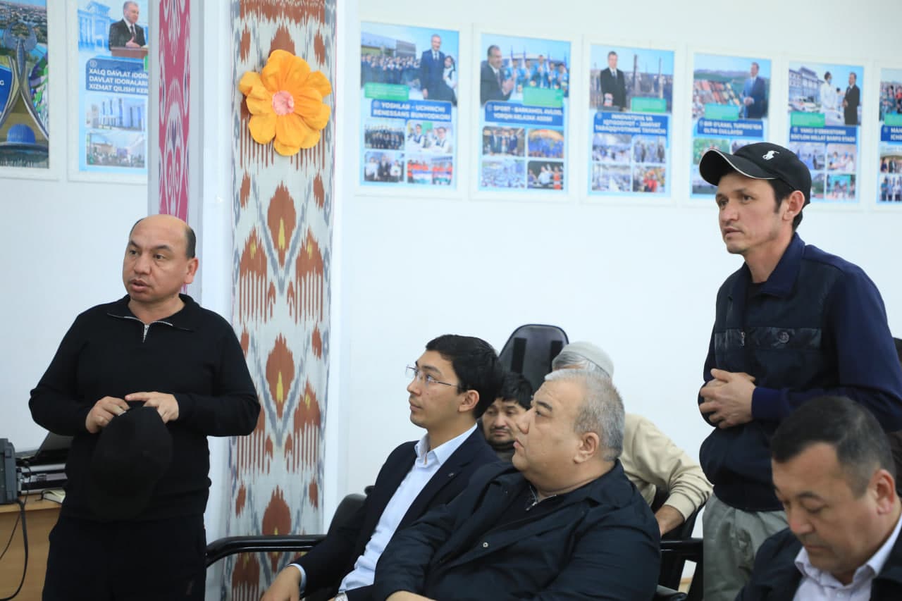 Bo‘kada tadbirkorlar bilan ochiq suhbat: muammolar va imkoniyatlar muhokama qilindi