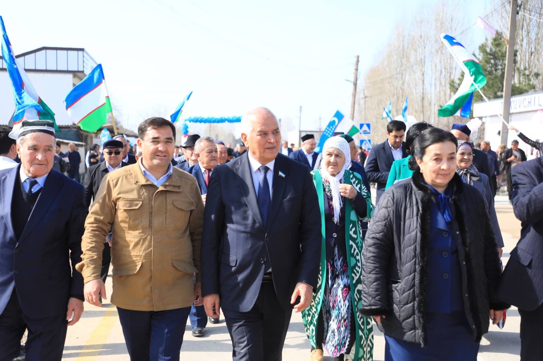 Boʻka tumani — “Navobod” mahallasi zamonaviy qiyofada