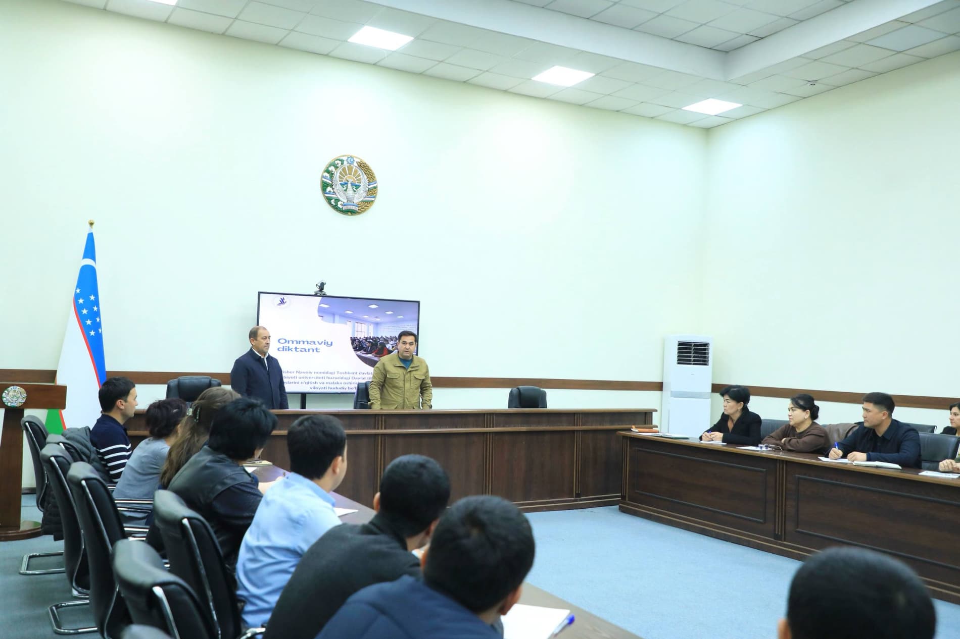 Bo’ka tumanida “Ommaviy diktant” tadbiri bo‘lib o‘tdi