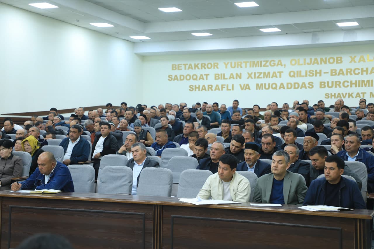 Bo‘kada agrar masalalar diqqat markazida