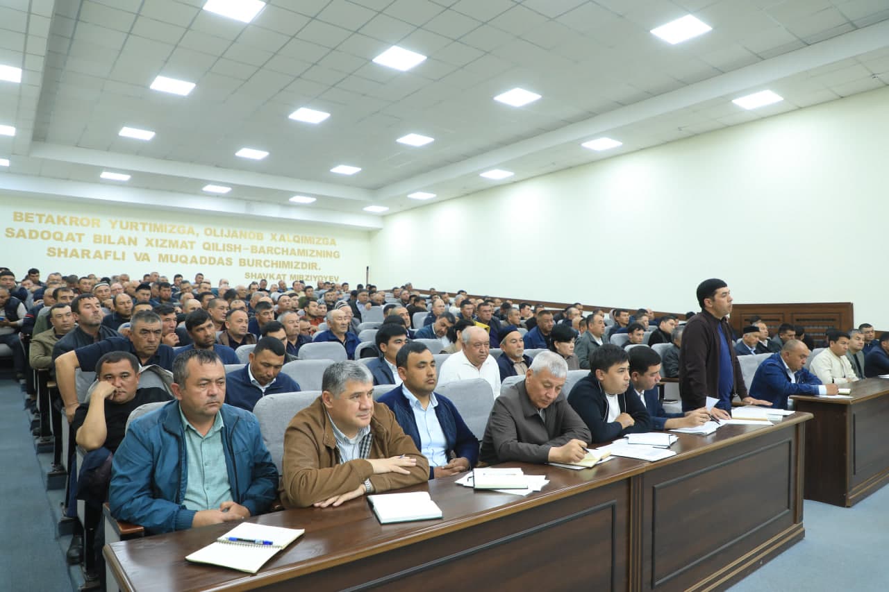 Bo‘kada agrar masalalar diqqat markazida