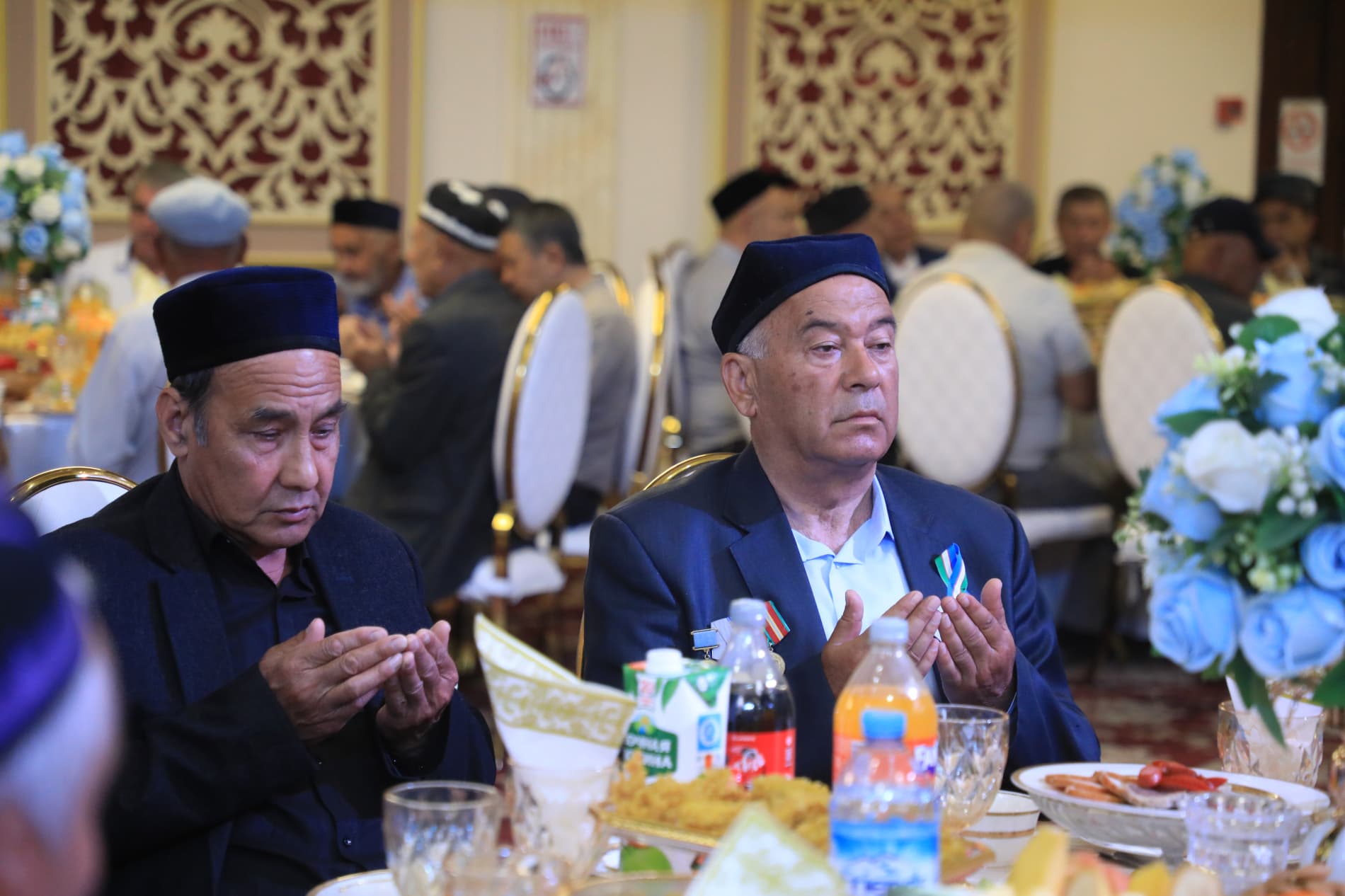 Bo‘ka tumanida 9-may — Xotira va qadrlash kuni munosabati bilan ehson dasturxoni tashkil etildi