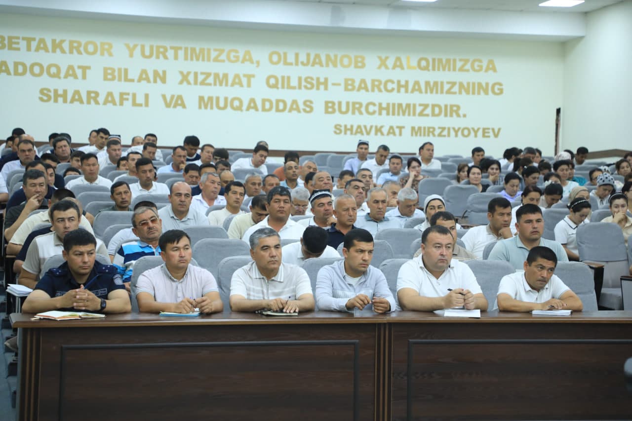 Mahallalarda xavfsiz muhitni ta’minlash masalalari muhokama qilindi
