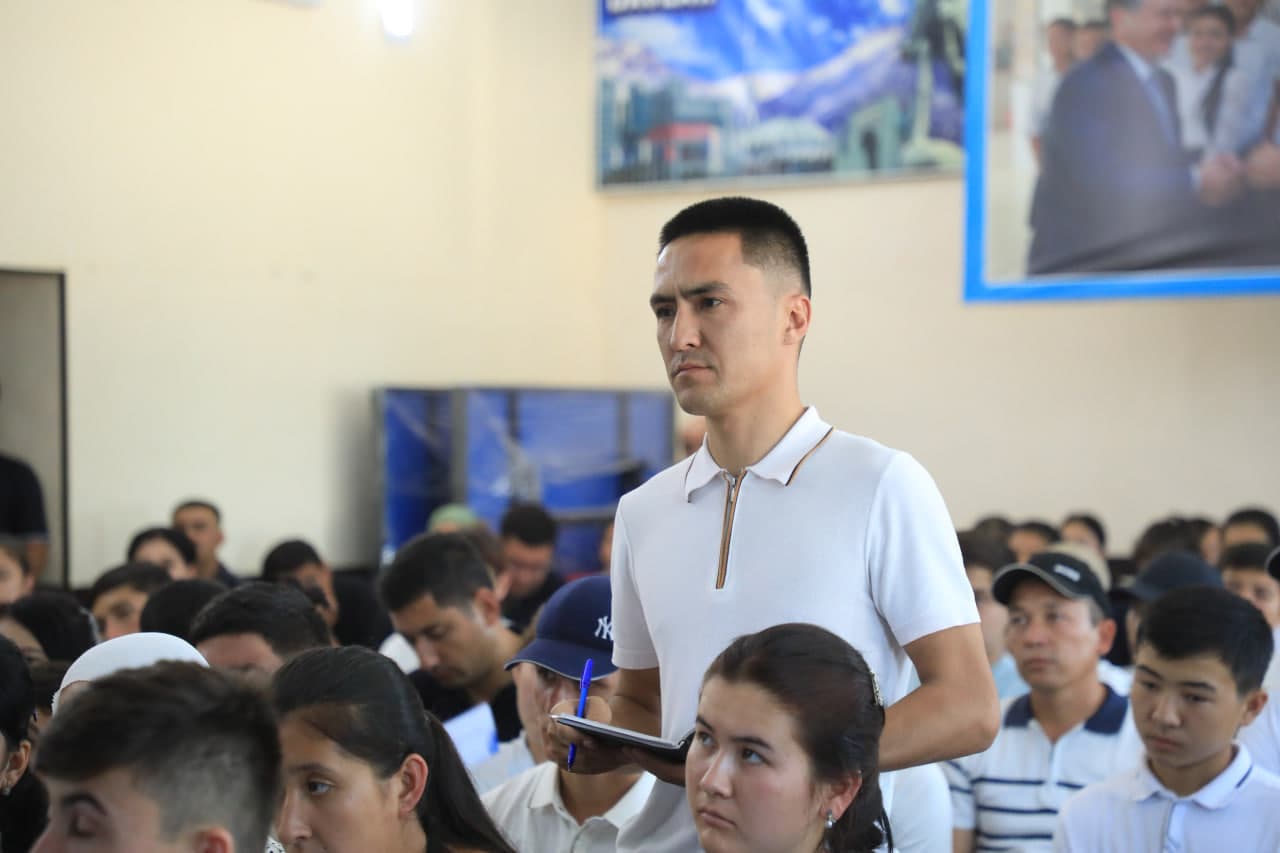 Bo‘ka tumanida yoshlar bilan ochiq muloqot o‘tkazildi