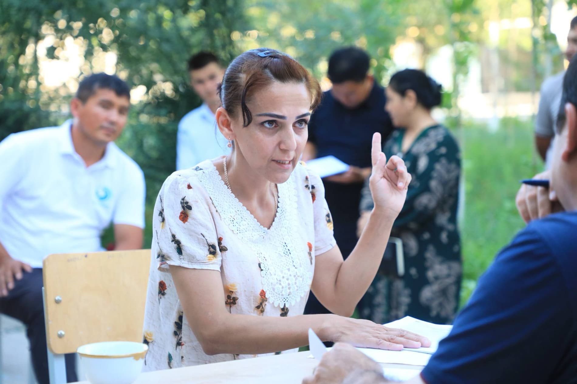 Bo‘ka tumani hokimi “Ramadon” mahallasida fuqarolar bilan ochiq muloqot o‘tkazdi
