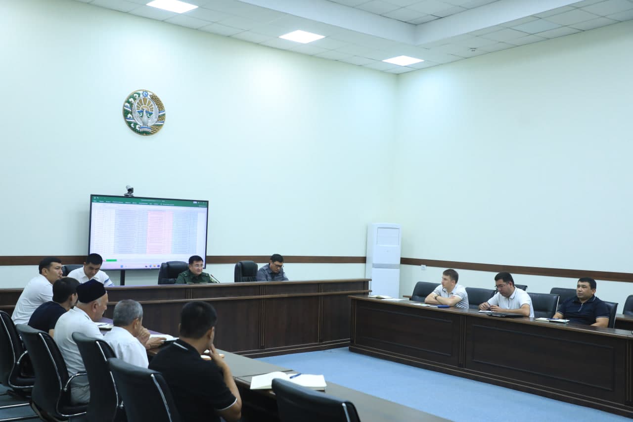 Dolzarb masalalar yuzasidan muhokama yig‘ilishi o‘tkazildi