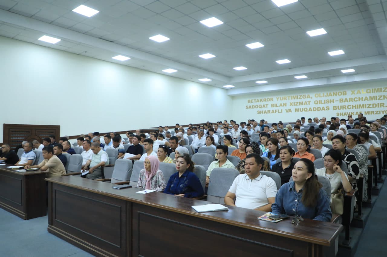 Dolzarb masalalar yuzasidan muhokama yig‘ilishi o‘tkazildi