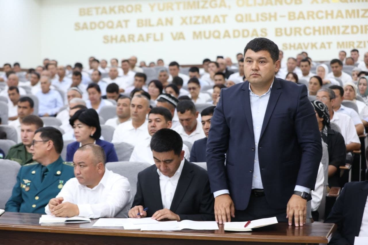 Bo‘ka tumani hokimi tasdiqlandi