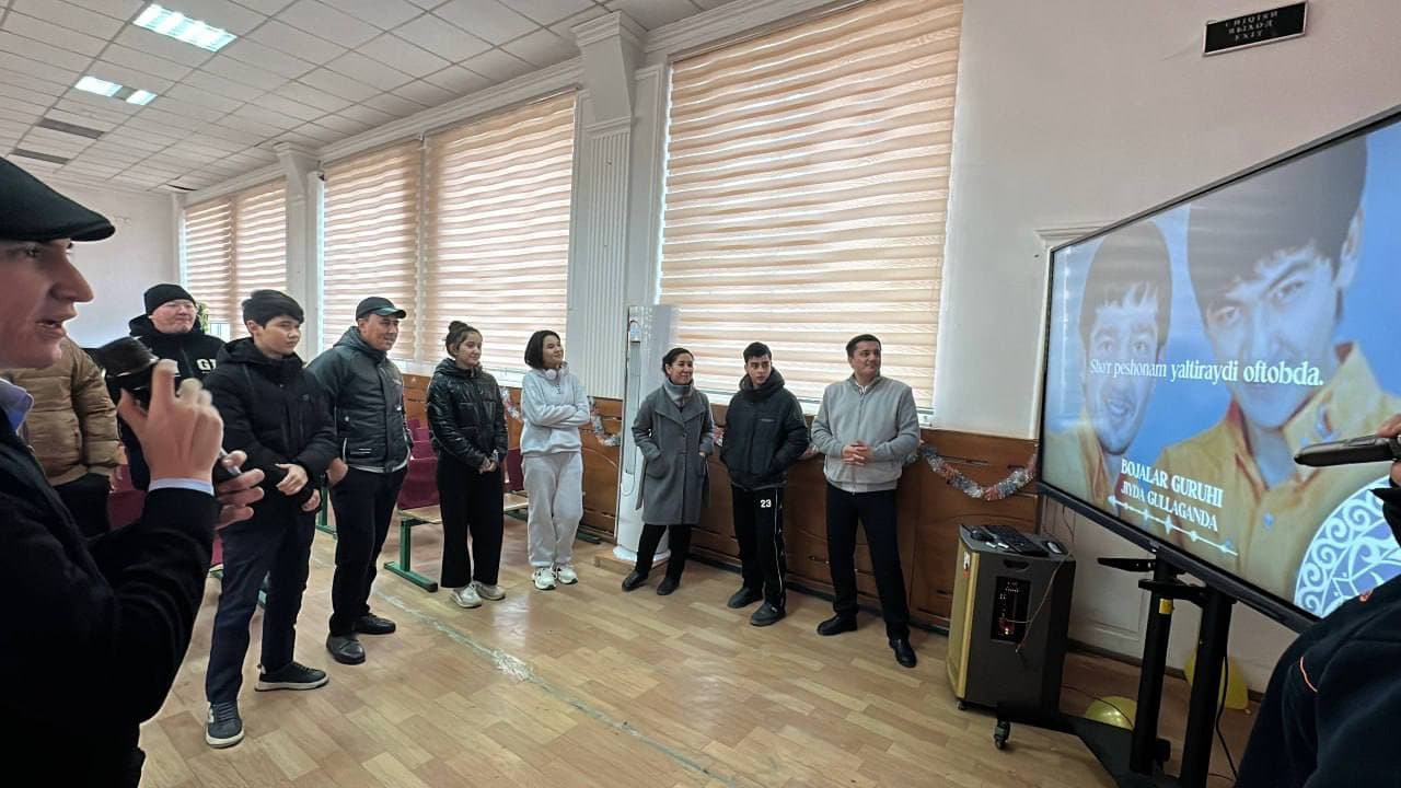 2026 йил 5–10 январь кунлари Олмалиқ шаҳрининг 41 та маҳалласида “Мазмунли таътил” доирасида ўтказилган “Миллий караоке” танлови ёшлар орасида катта қизиқиш уйғотди.