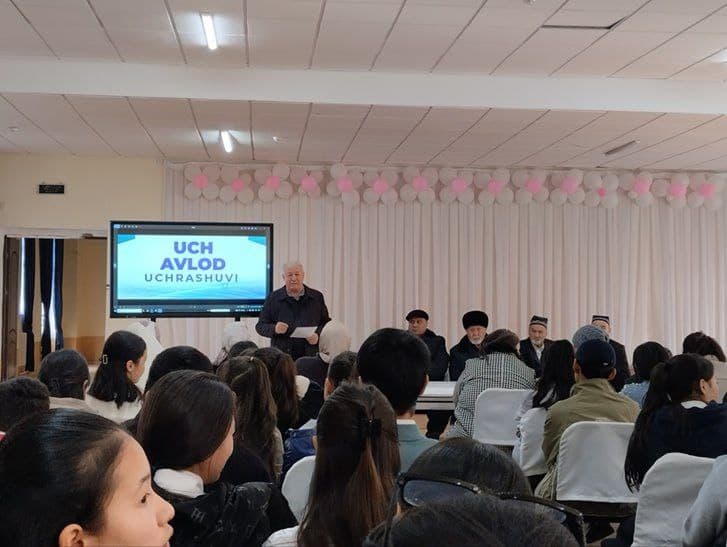 "Uch avlod uchrashuvi" bo`lib o`tdi