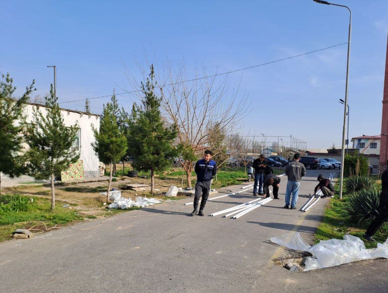 Temir yo‘l bo‘ylarida obodonlashtirish ishlari davom etmoqda