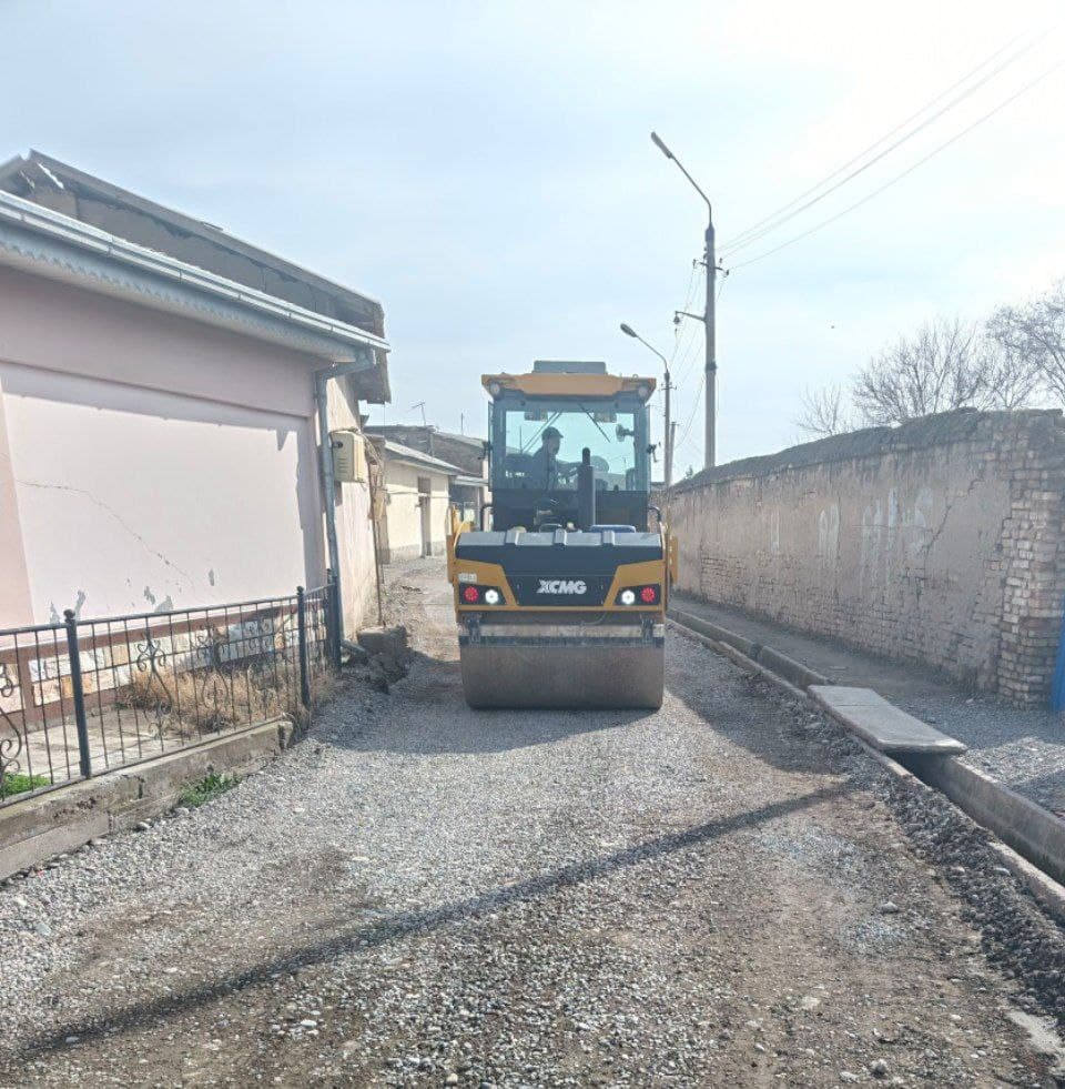 Yangiyo‘l shahrida hududlarni obodonlashtirish