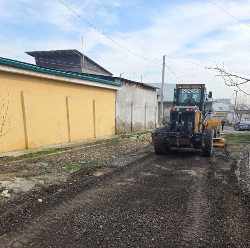 Yangiyo‘l shahrida hududlarni obodonlashtirish