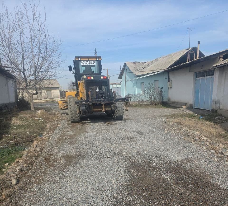 Yangiyo‘l shahrida hududlarni obodonlashtirish