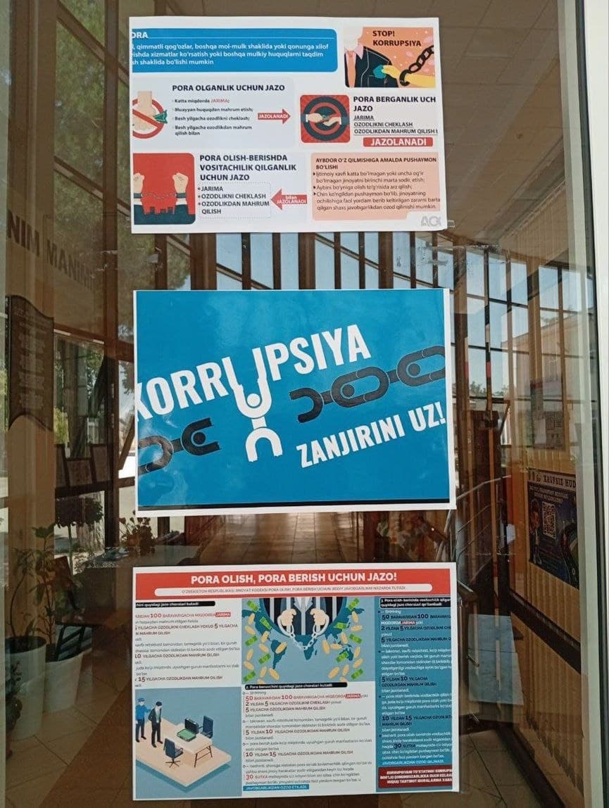 Korrupsiyaga qarshi murosasiz muhit shakllantirilmoqda