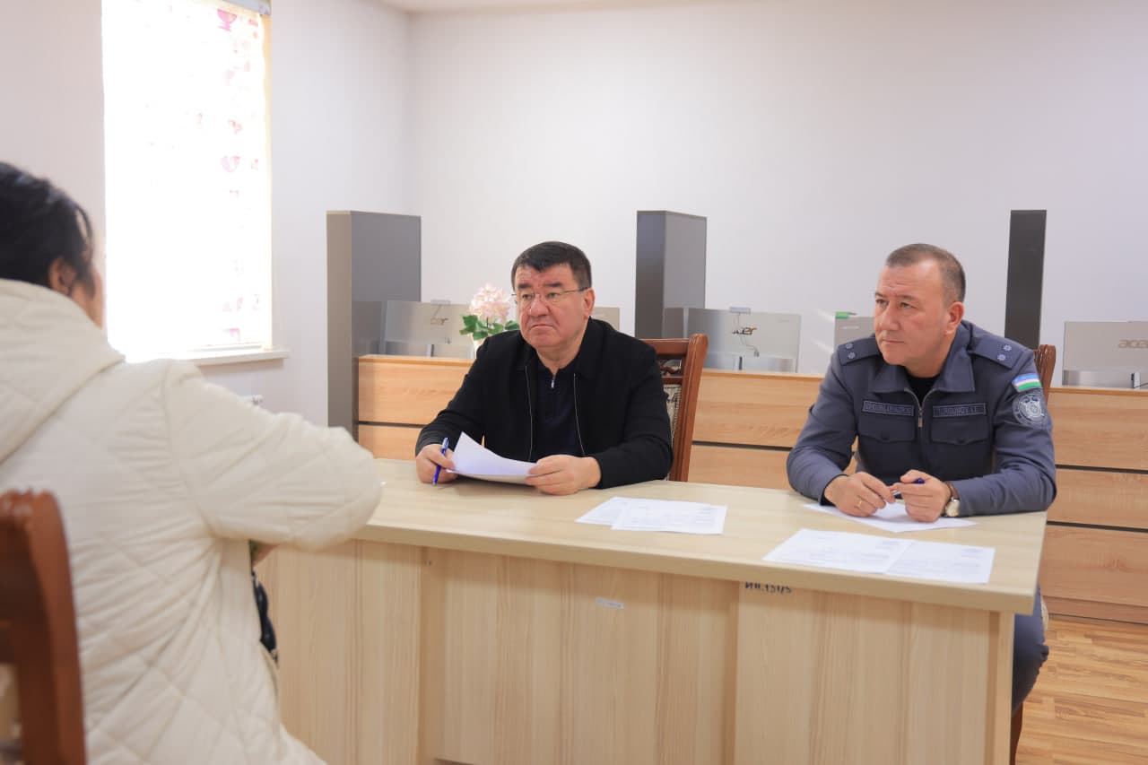Oqqo'rg'on tumani hokimining navbatdagi sayyor qabuli bo'lib o'tdi