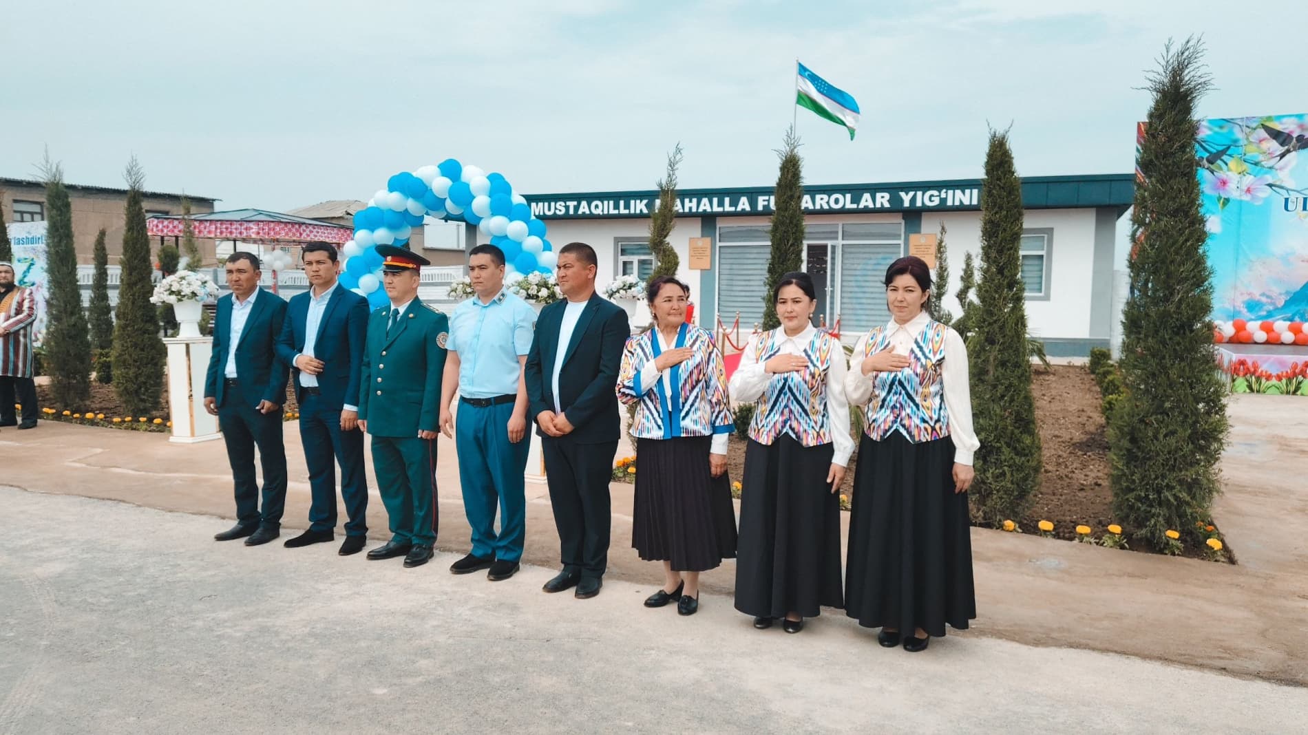 Mustaqillik mahallasida yangi mahalla binosi foydalanishga topshirildi