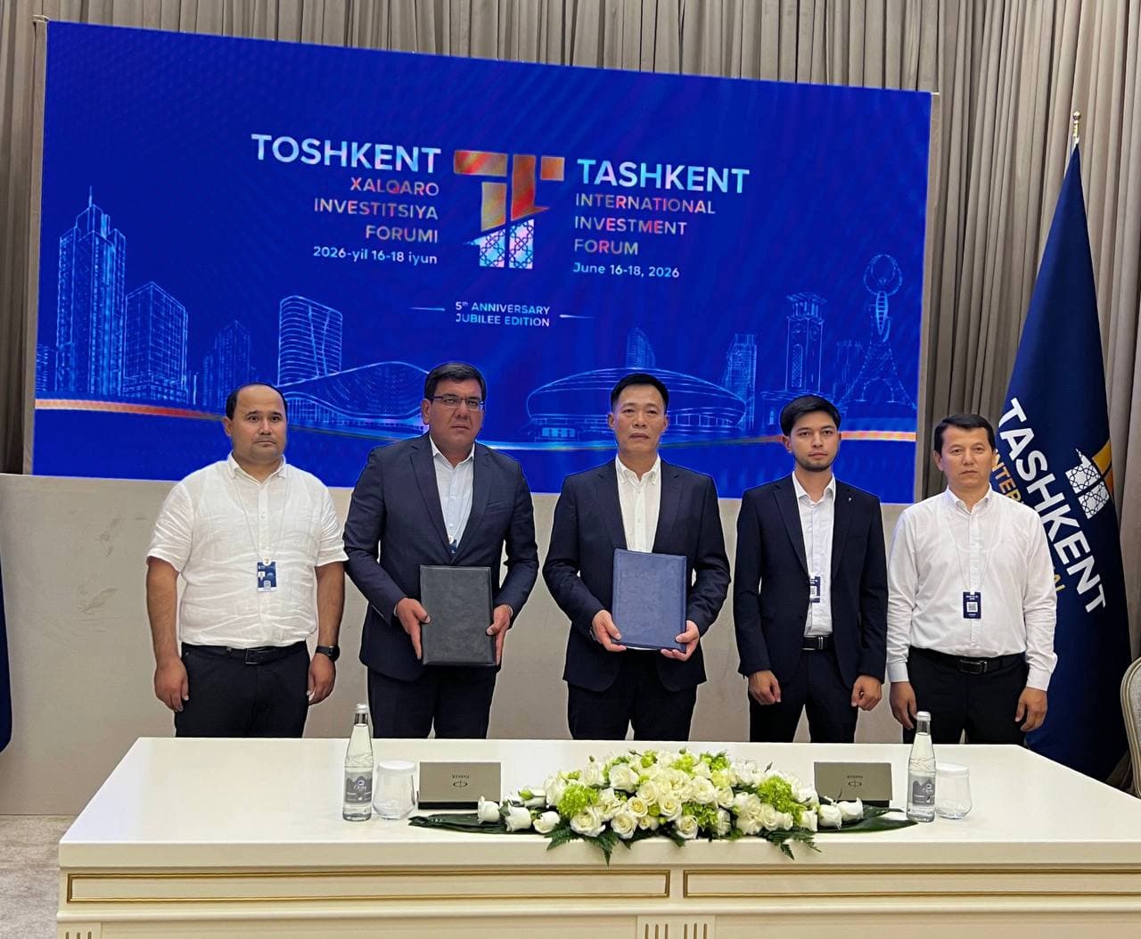 The 2nd day of the 5th International Investment Forum in Tashkent concluded with successful agreements.