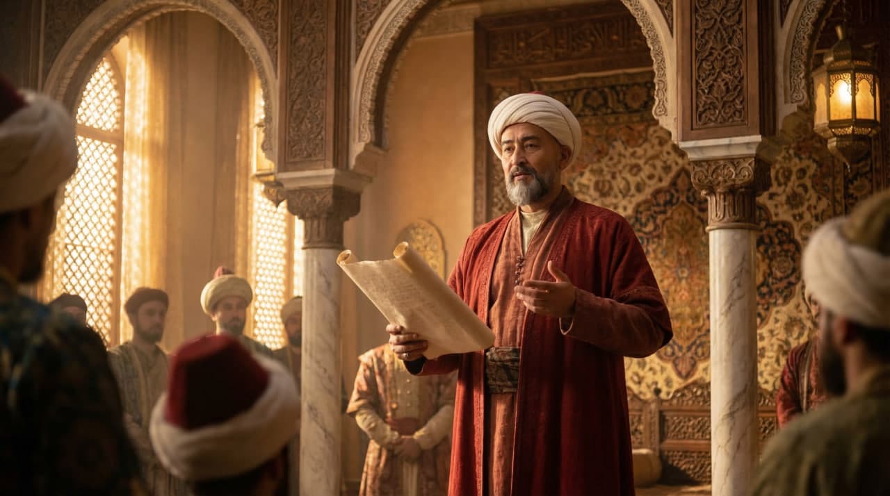 “Dedicated to the great master of words, Alisher Navoi.”