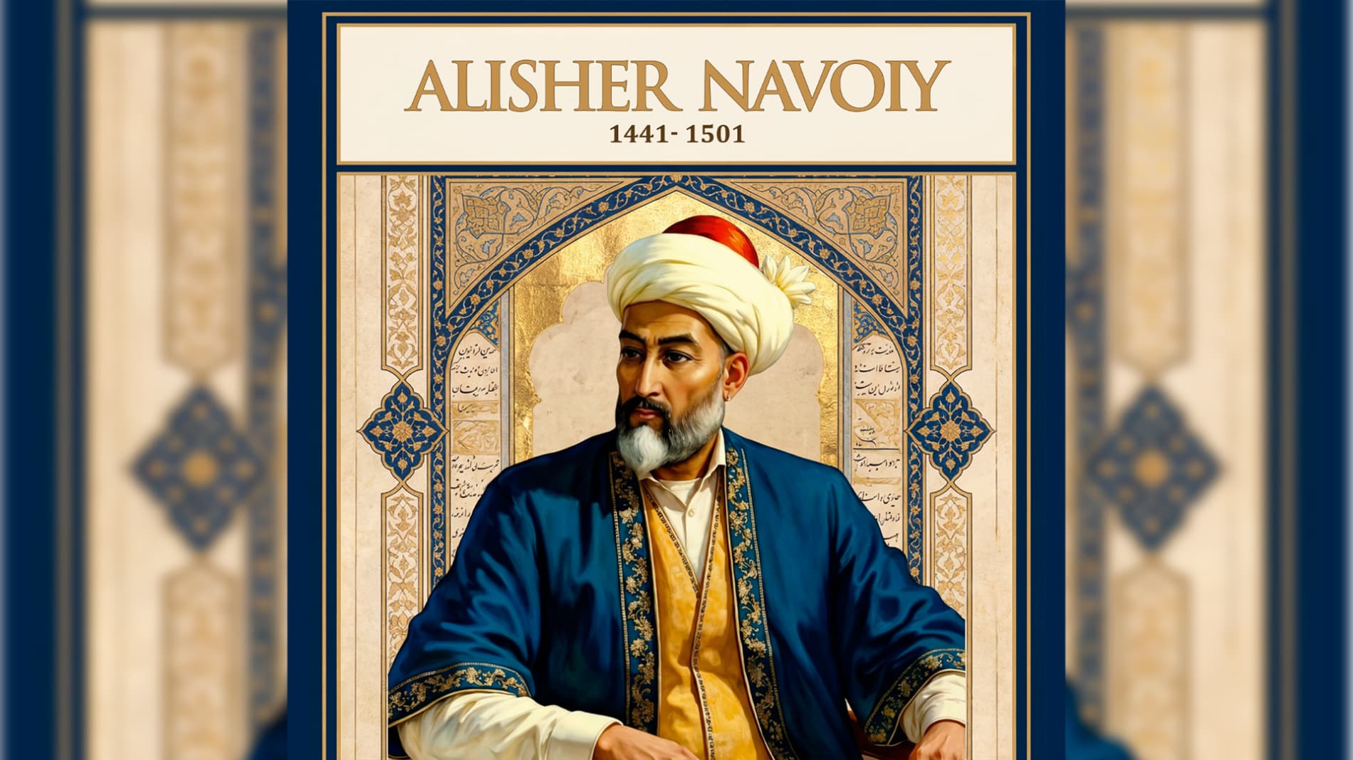 “Dedicated to the great master of words, Alisher Navoi.”