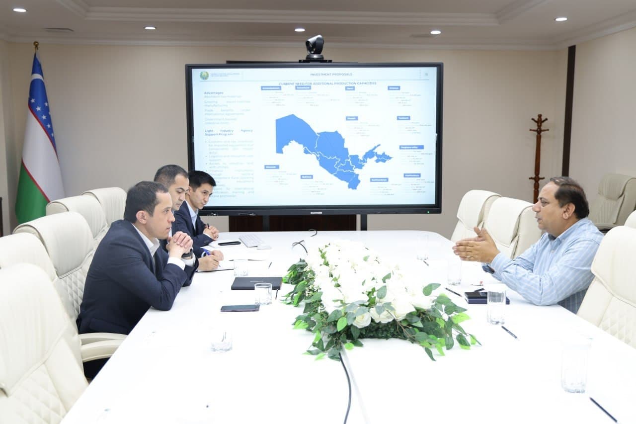 The leadership of the Agency held negotiations with Indus Apparel Group.