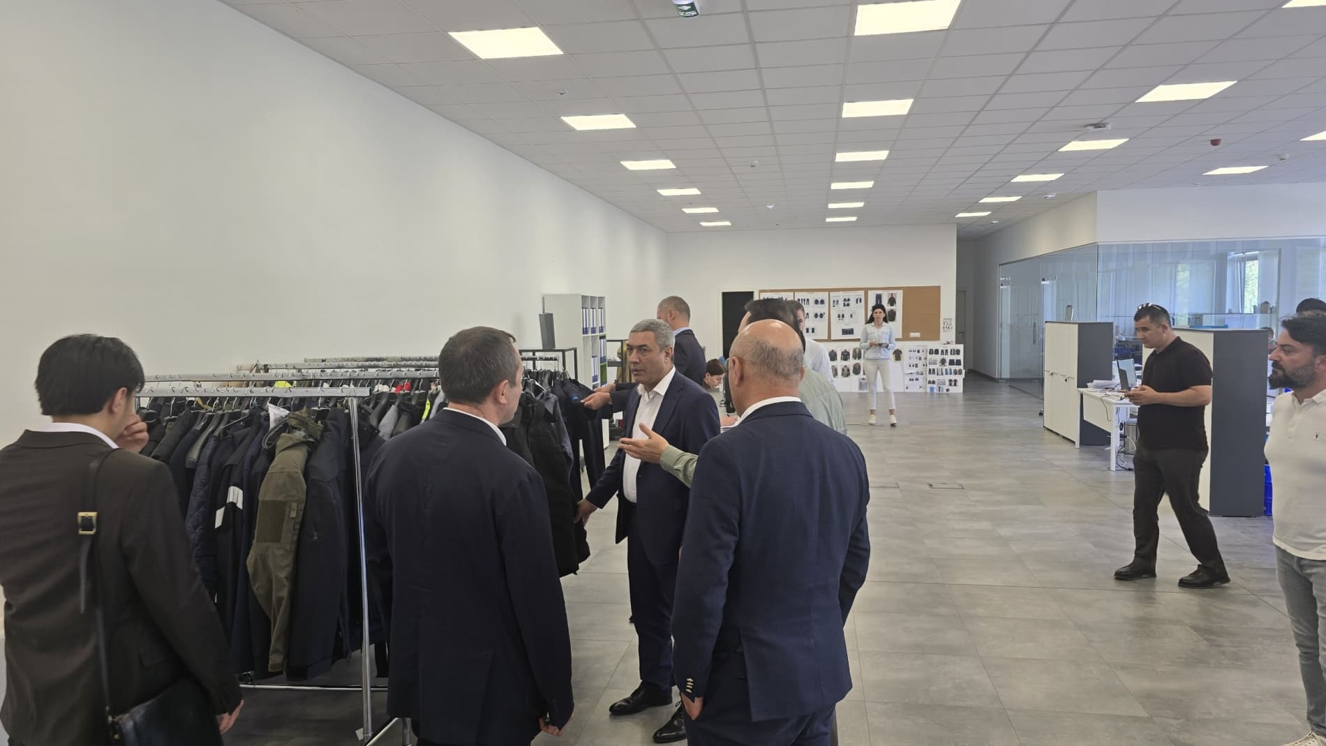 Visit to the “Luss Textile” enterprise located in the city of Raška, Republic of Serbia.