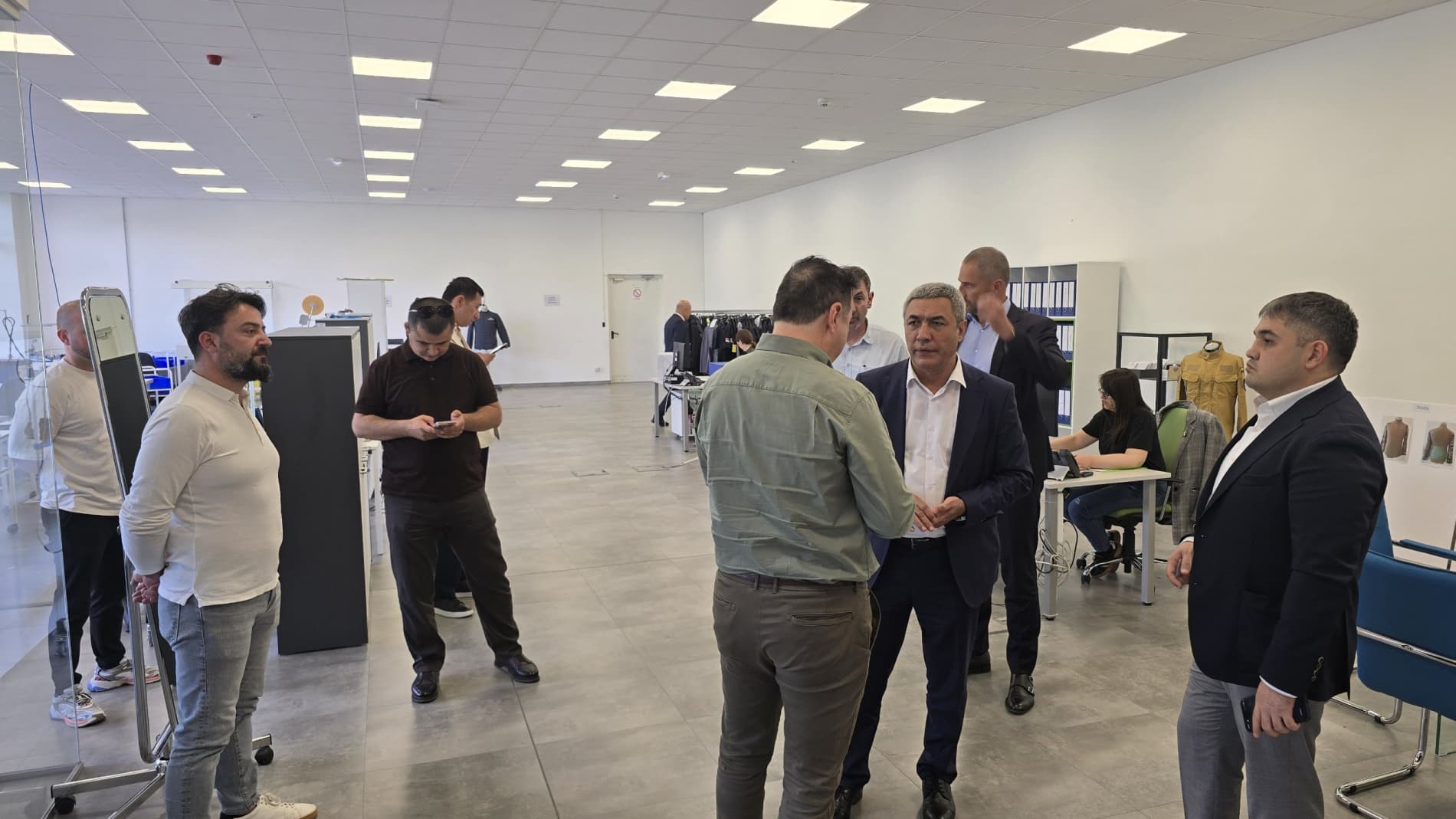 Visit to the “Luss Textile” enterprise located in the city of Raška, Republic of Serbia.