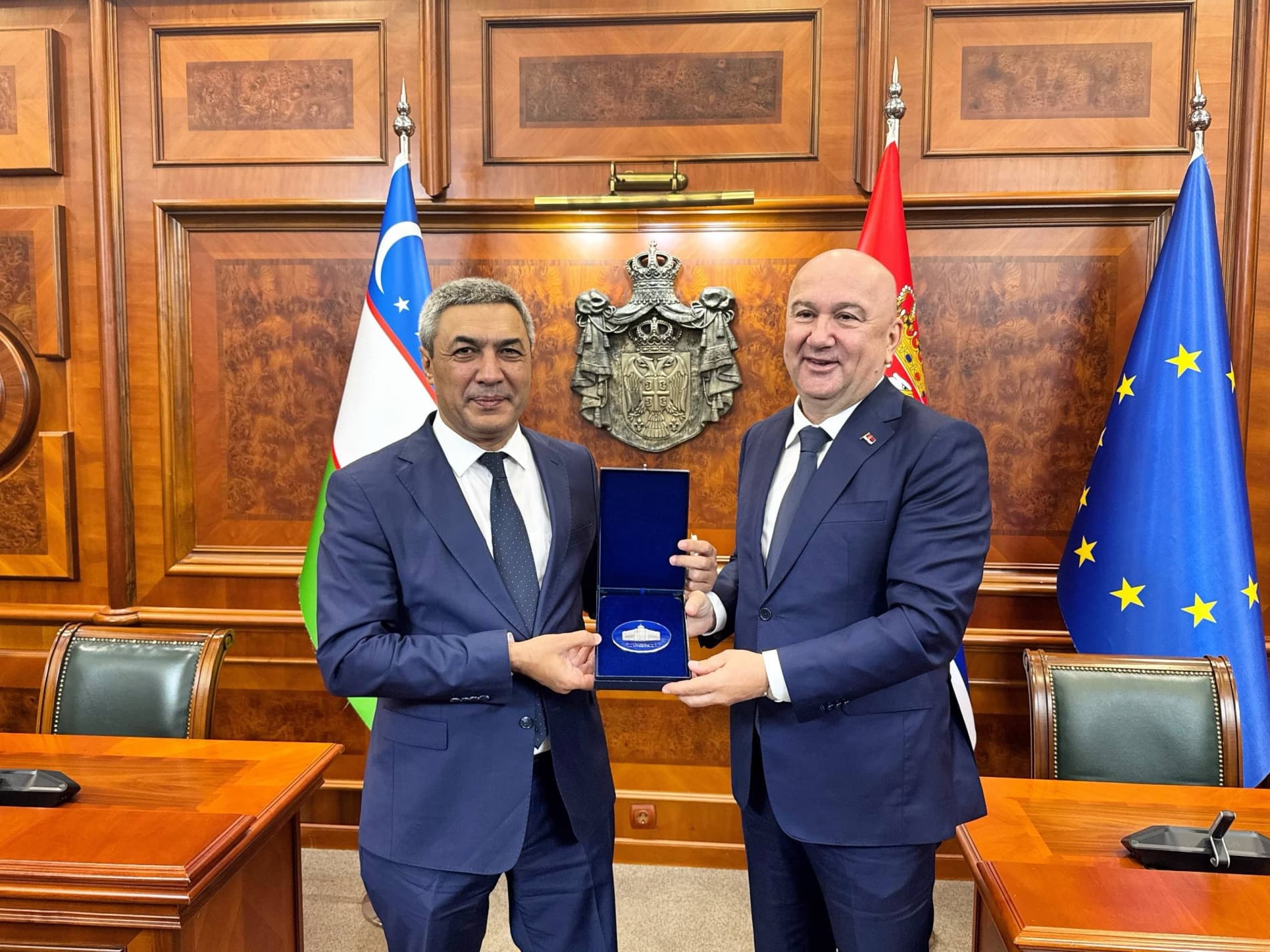 Issues related to the export of Uzbek products to the Serbian market were discussed