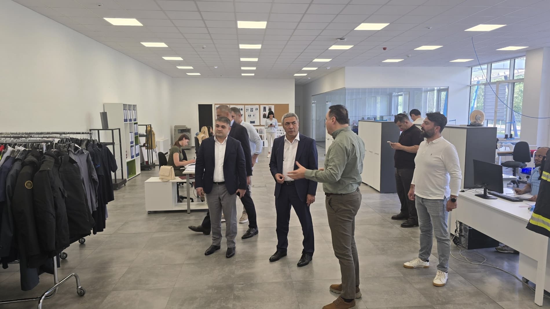 Visit to the “Luss Textile” enterprise located in the city of Raška, Republic of Serbia.