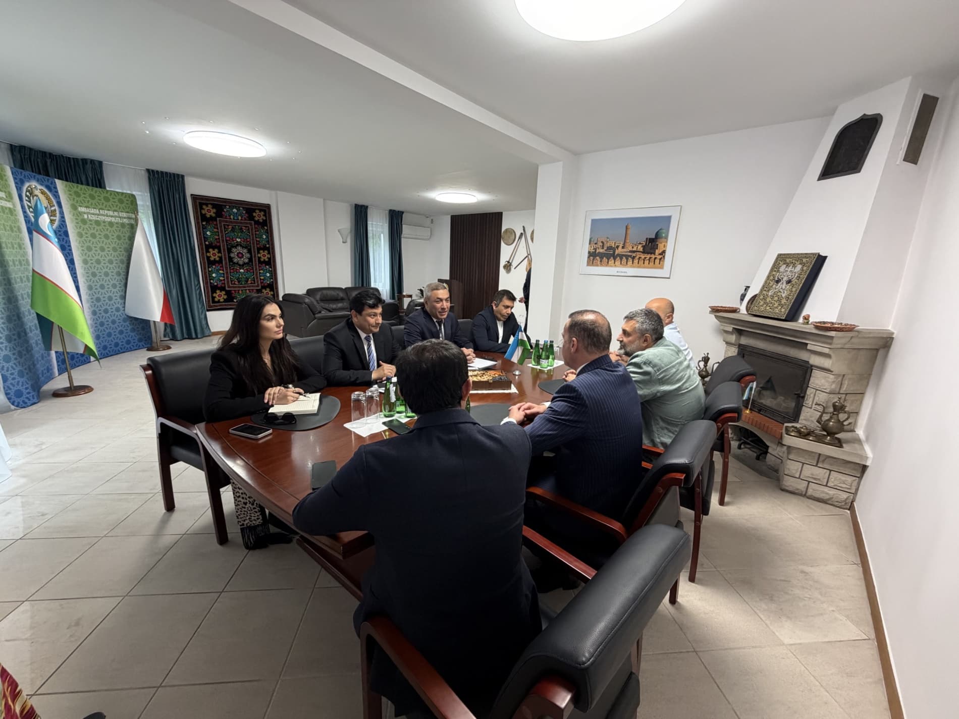Состоялась встреча с председателем Польско-турецкой ассоциации предпринимателей (POTİAD) Хабешем Факибабой.