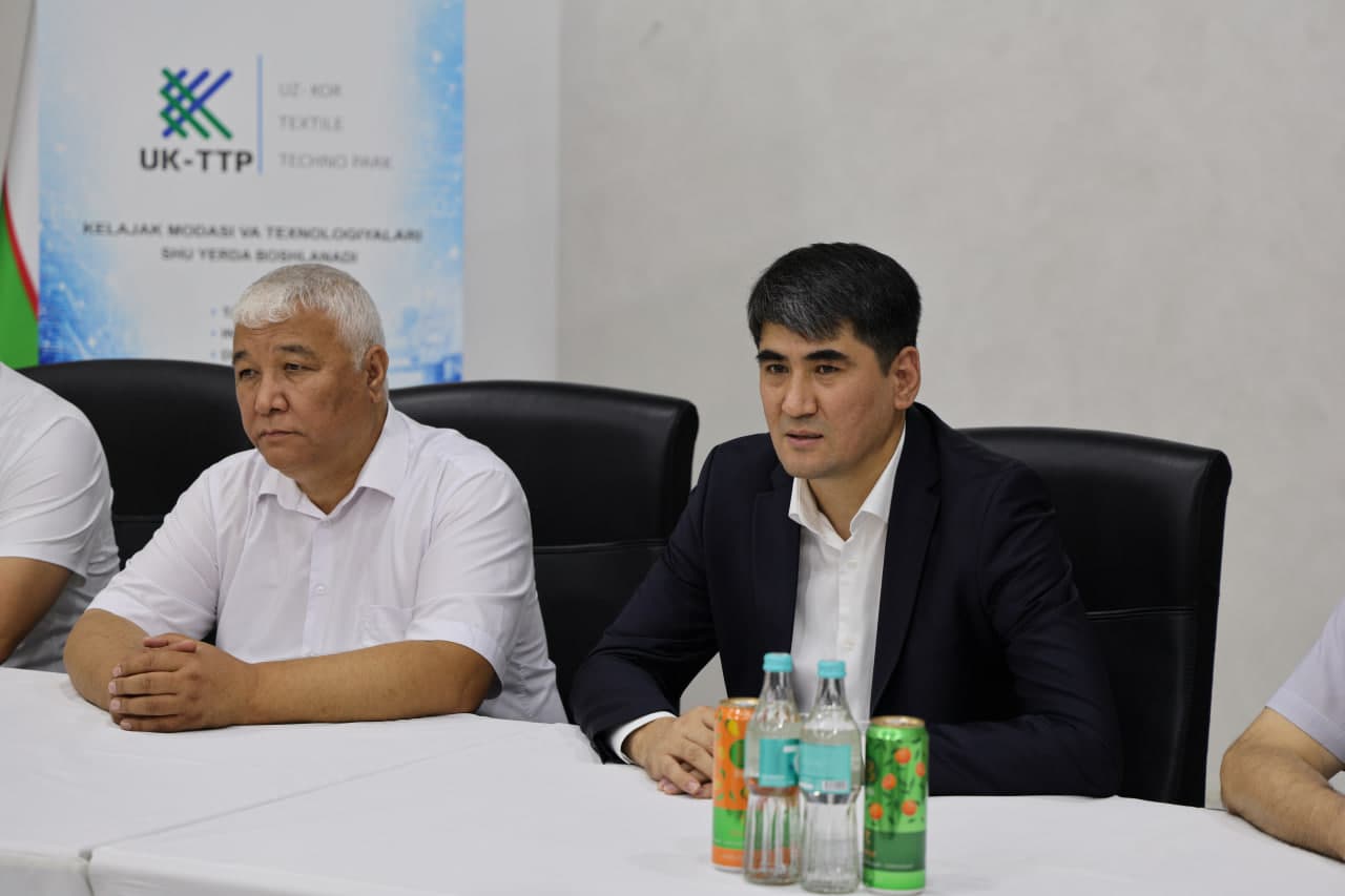 Uz-Kor Textile Technoparkida malaka oshirish dasturini tamomlagan tinglovchilarga sertifikatlar berildi