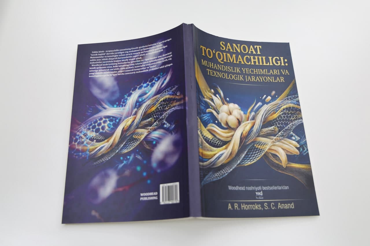 Prestigious professional literature for the light industry sector has been translated into Uzbek.