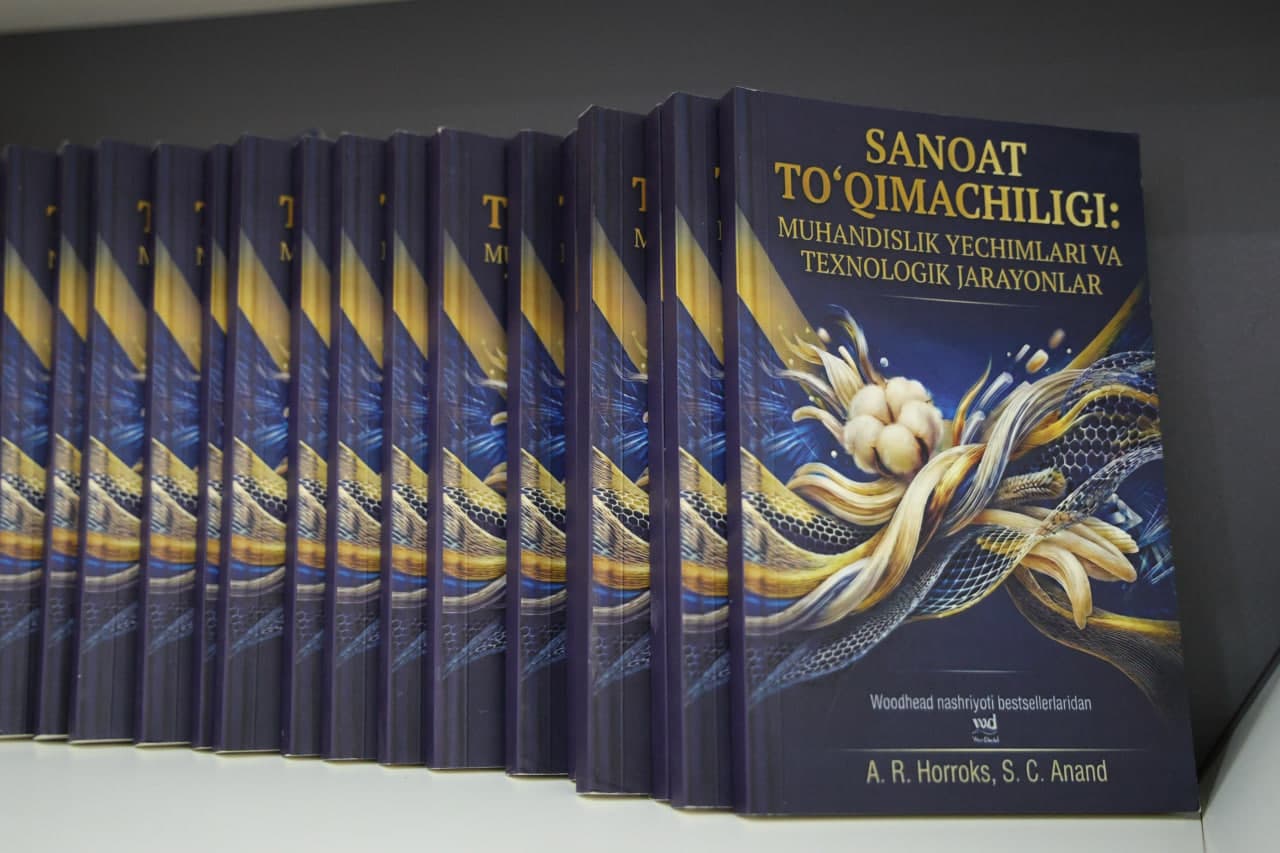 Prestigious professional literature for the light industry sector has been translated into Uzbek.