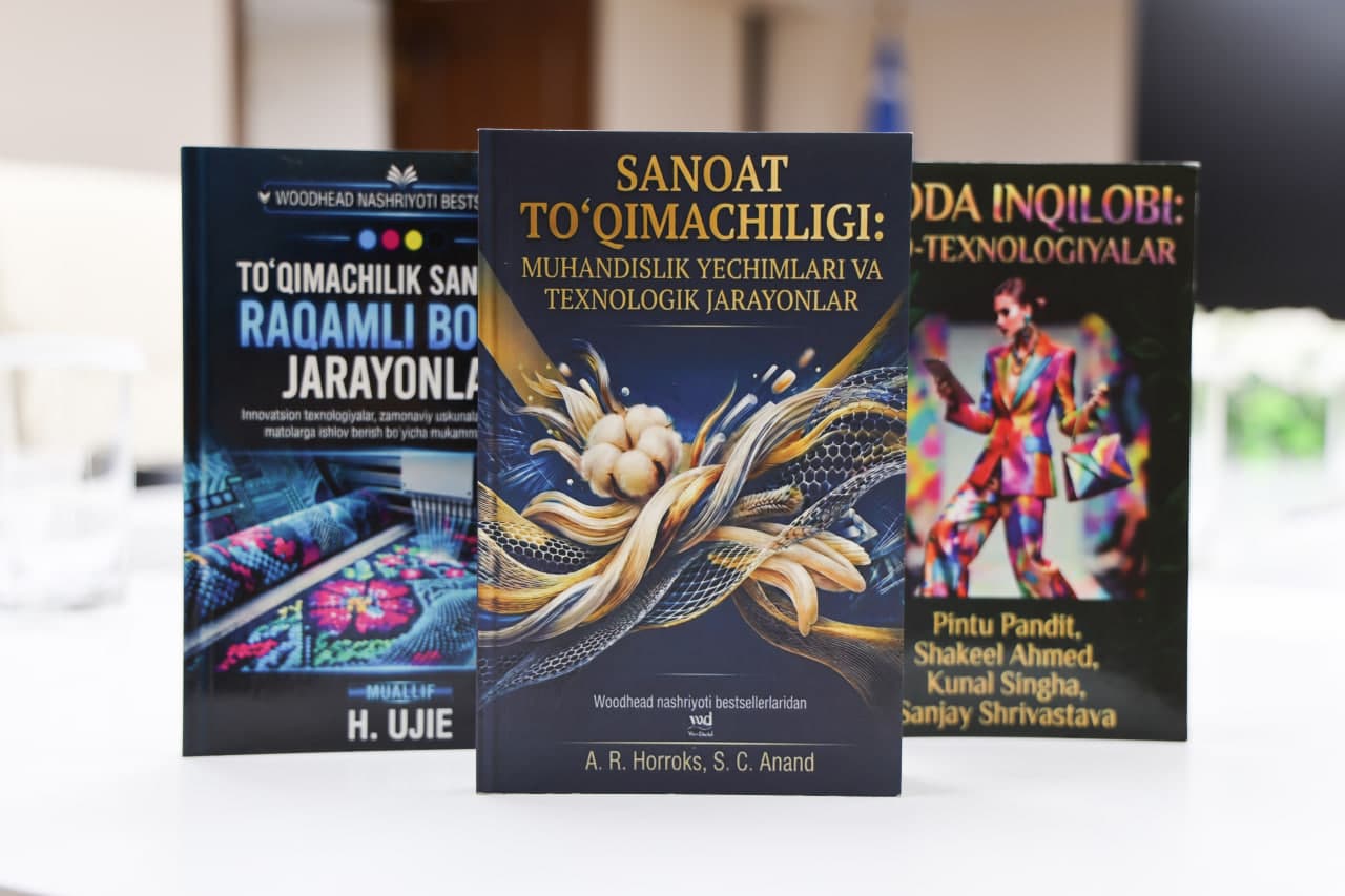 Prestigious professional literature for the light industry sector has been translated into Uzbek.