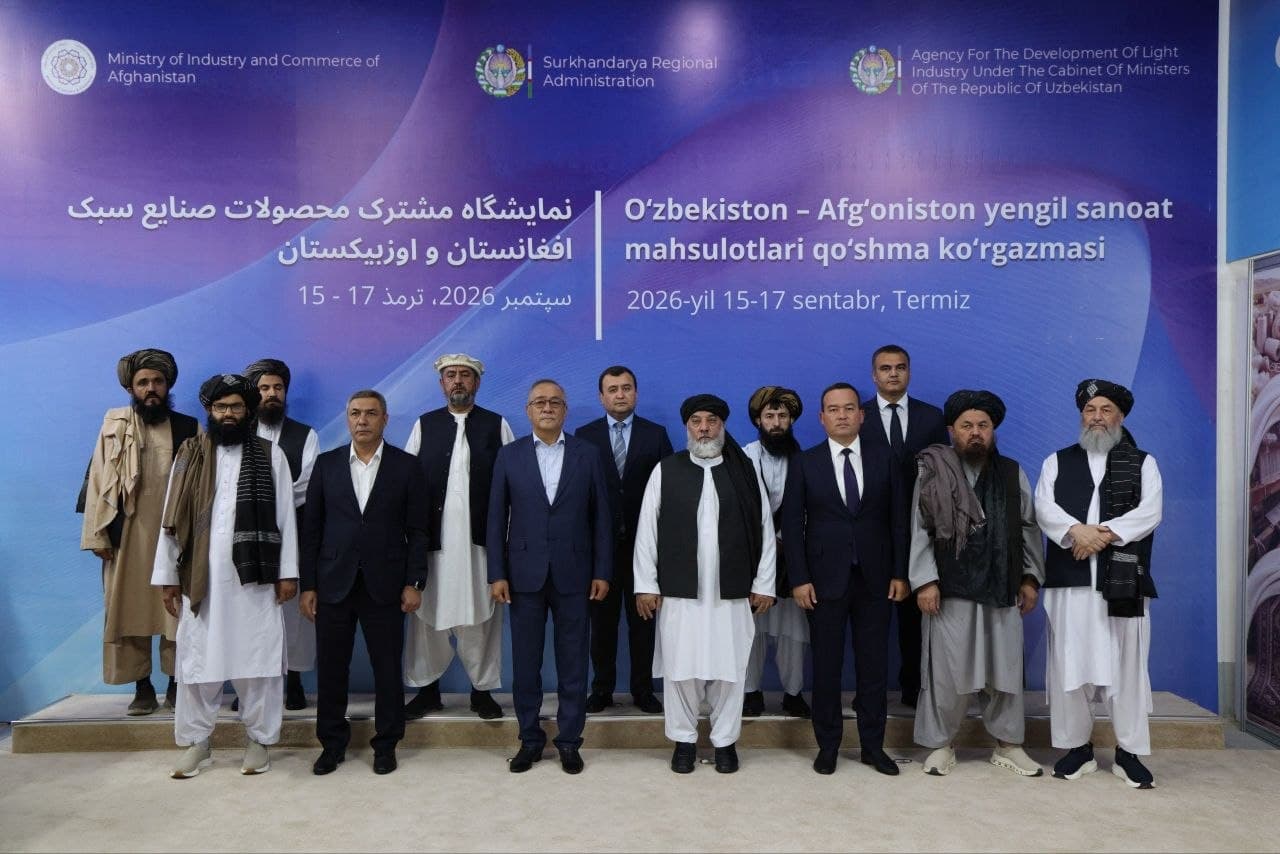 O‘zbekiston–Afg‘oniston yengil sanoat mahsulotlari ko‘rgazmasi bo‘lib o‘tmoqda