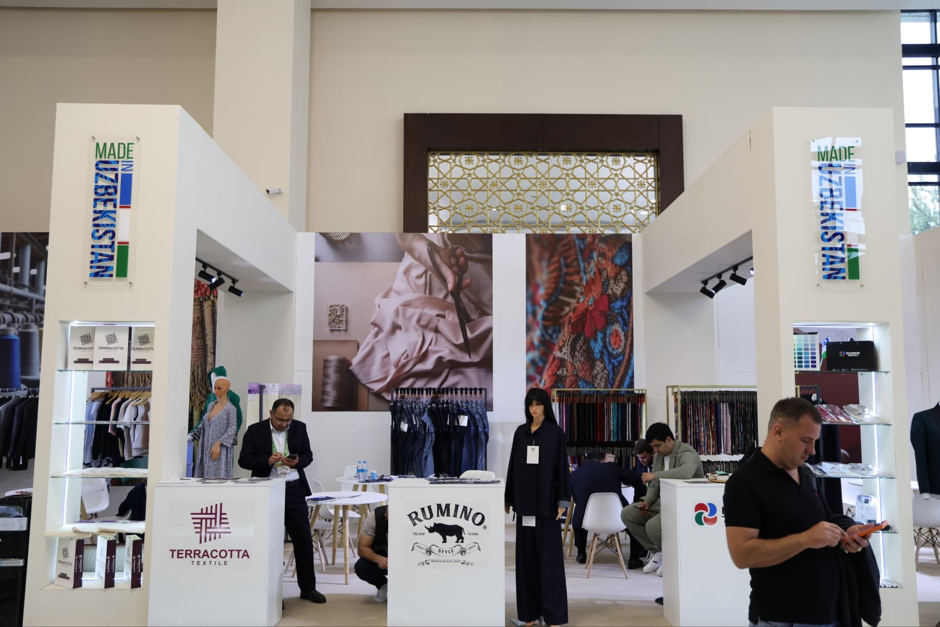 Международные выставки Heimtextil Uzbekistan, Texworld Tashkent и Apparel Sourcing Tashkent продолжаются в активном режиме