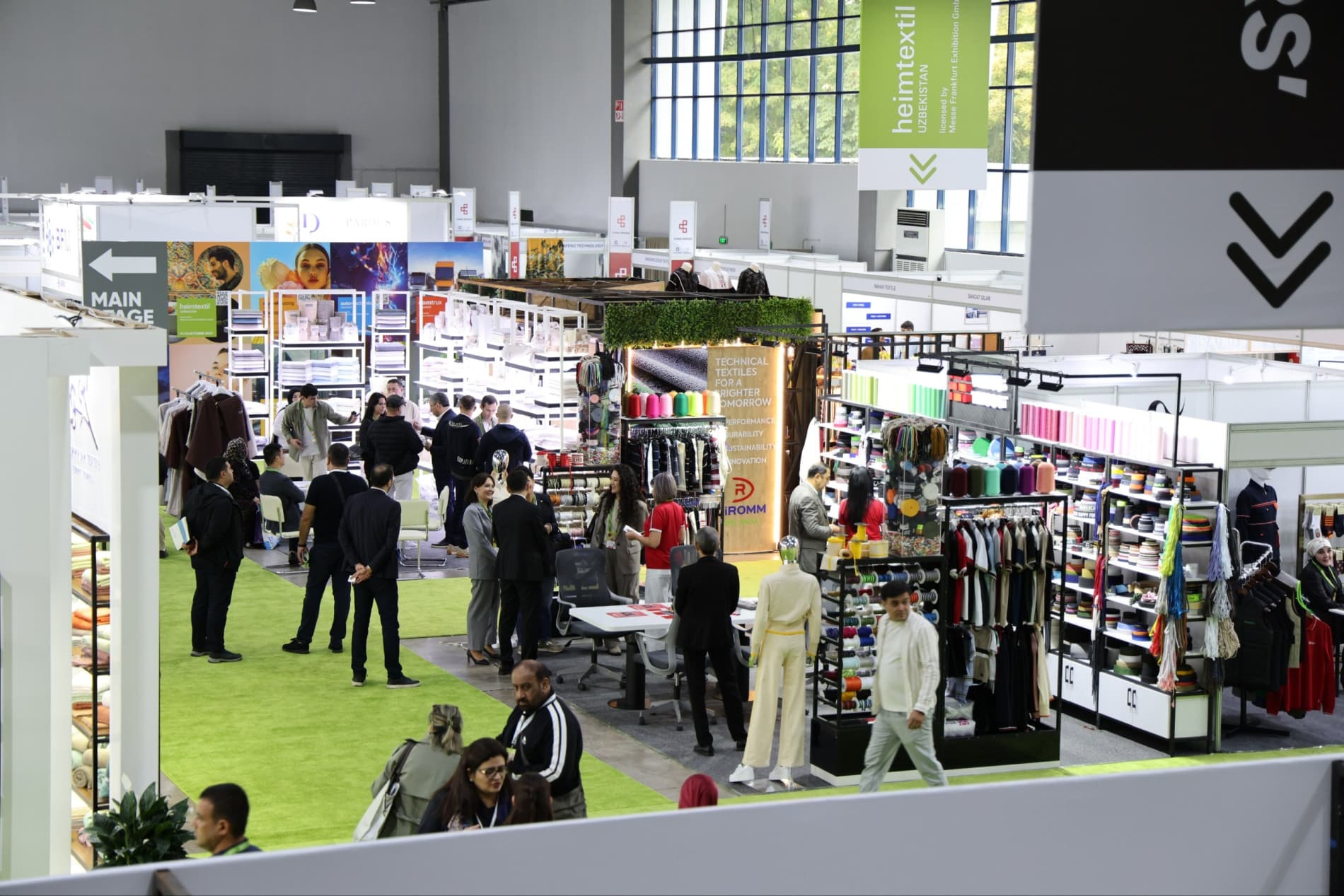 Международные выставки Heimtextil Uzbekistan, Texworld Tashkent и Apparel Sourcing Tashkent продолжаются в активном режиме