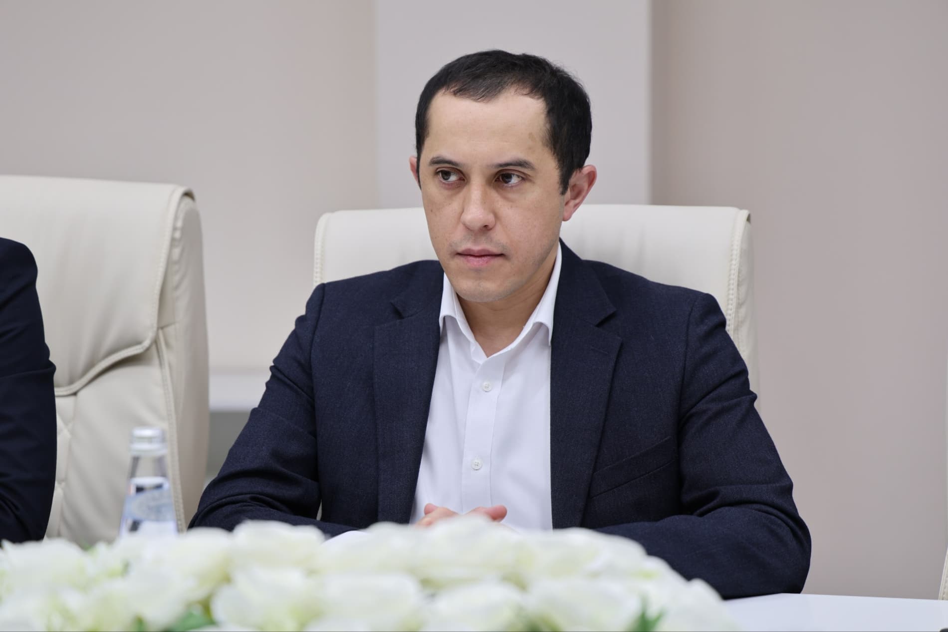 Eron Islom Respublikasining O‘zbekistondagi elchixonasi savdo attashesi Rahmatollah Xormali bilan uchrashuv bo'lib o'tdi