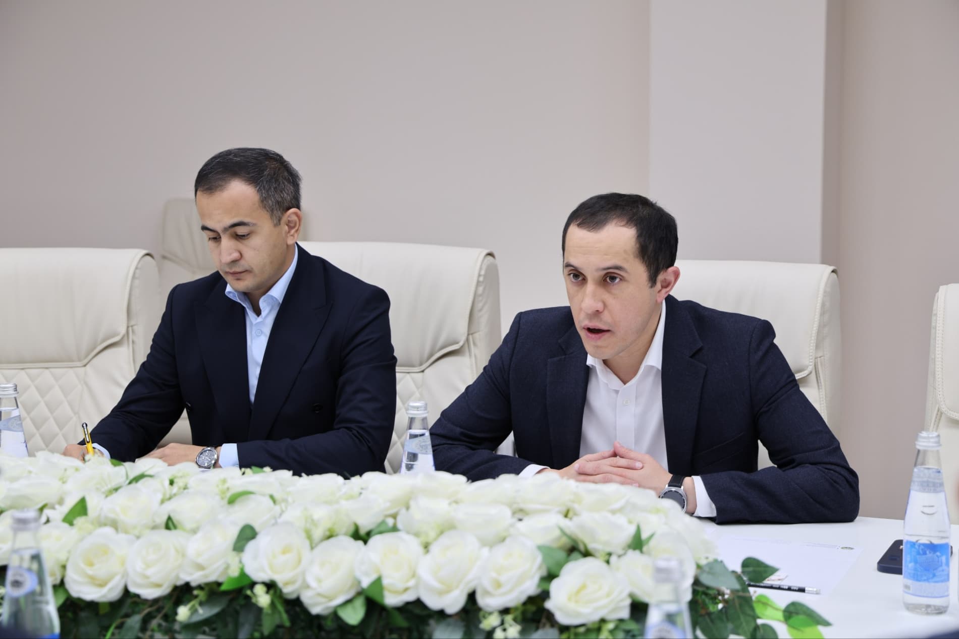 Eron Islom Respublikasining O‘zbekistondagi elchixonasi savdo attashesi Rahmatollah Xormali bilan uchrashuv bo'lib o'tdi