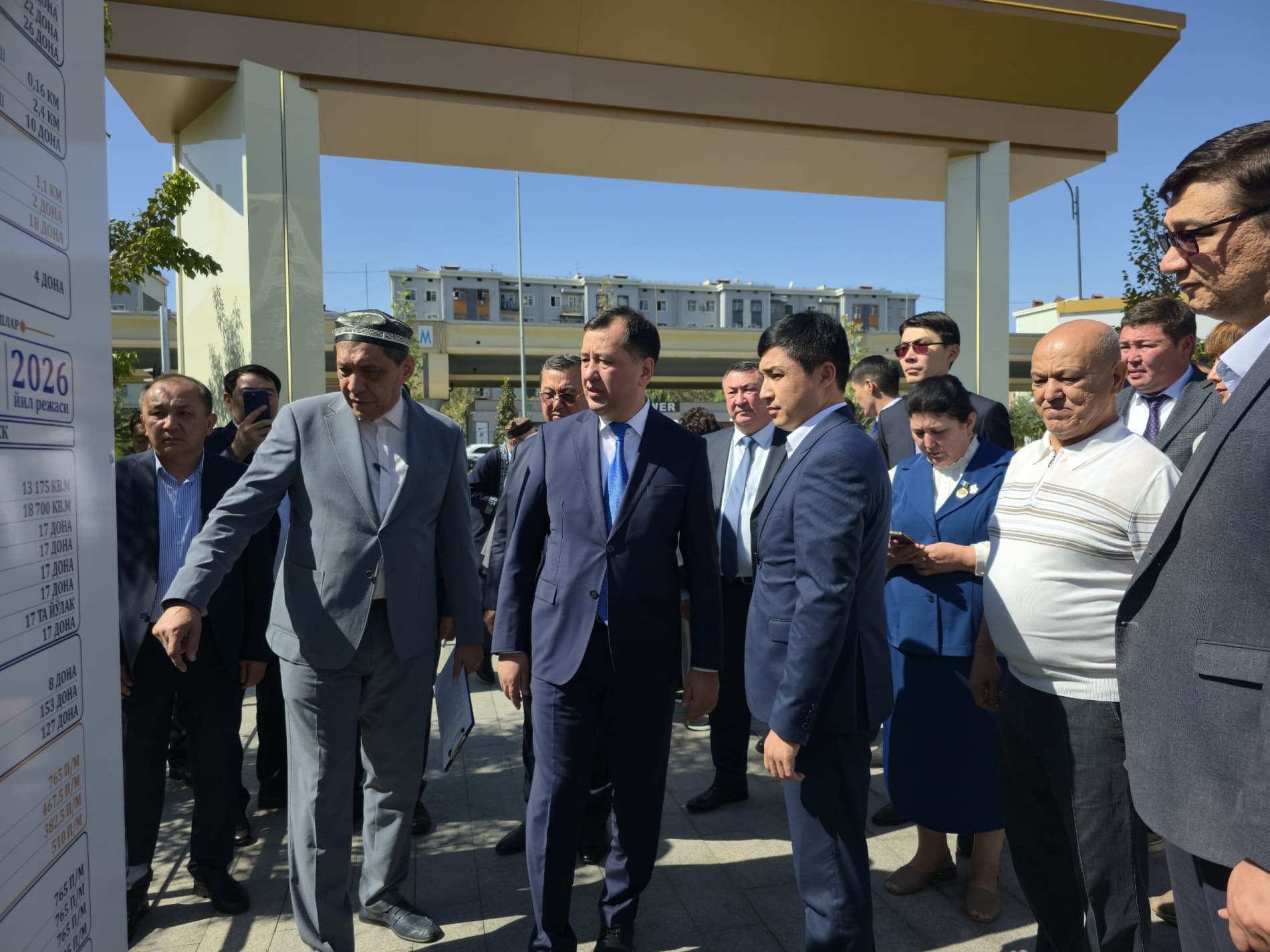 Sergeli tumanining "O‘zgarish" mahallasiga Qozog‘iston Respublikasidan delegatsiya tashrif buyurdi.