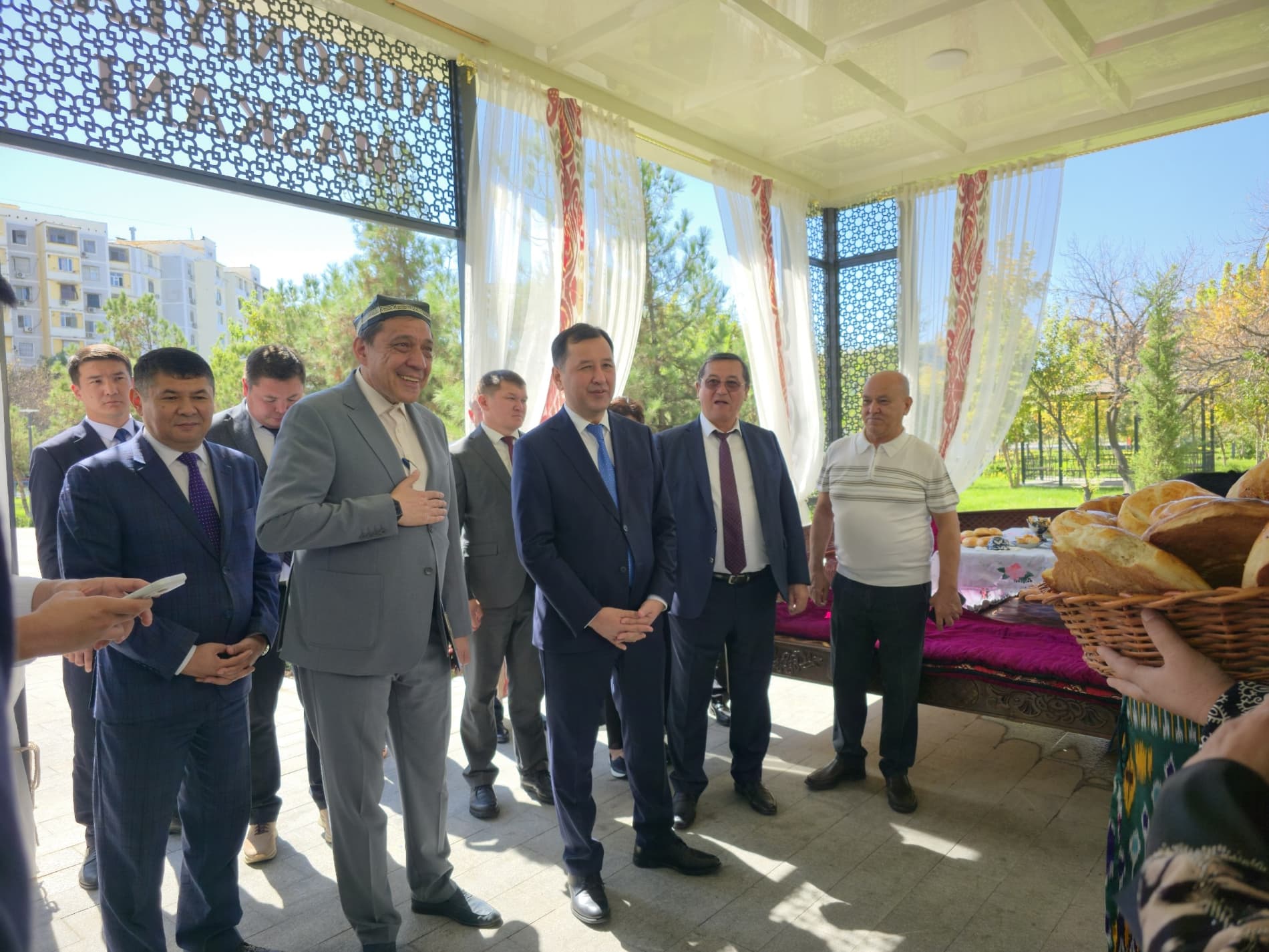 Sergeli tumanining "O‘zgarish" mahallasiga Qozog‘iston Respublikasidan delegatsiya tashrif buyurdi.