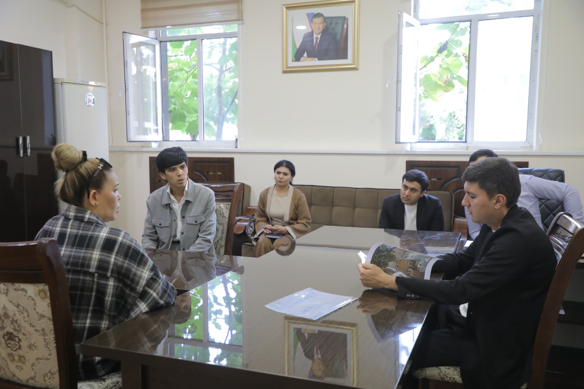 UCHTEPADA NAVBATDAGI SHAXSIY QABUL TASHKIL ETILDI