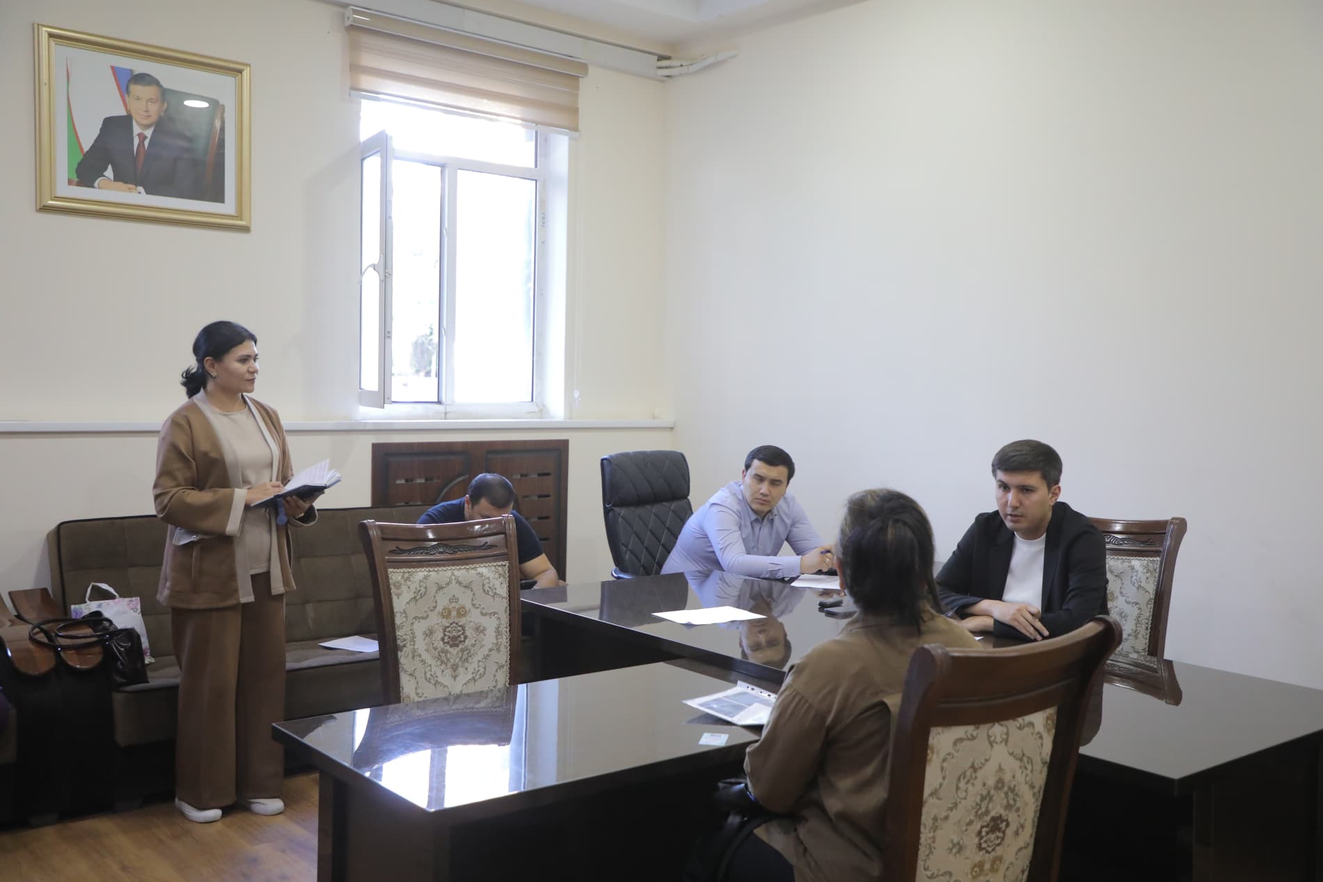 UCHTEPADA NAVBATDAGI SHAXSIY QABUL TASHKIL ETILDI