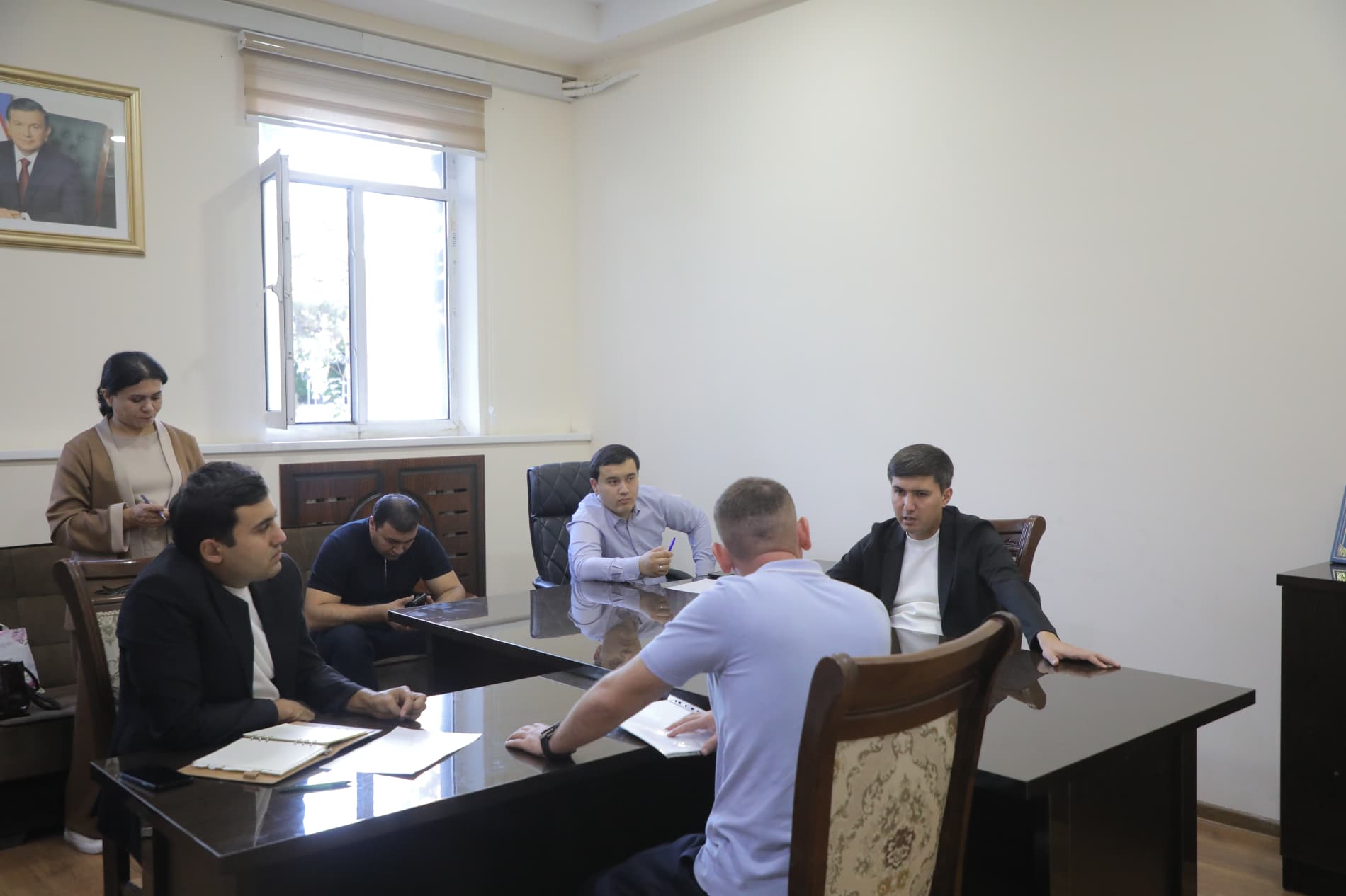 UCHTEPADA NAVBATDAGI SHAXSIY QABUL TASHKIL ETILDI