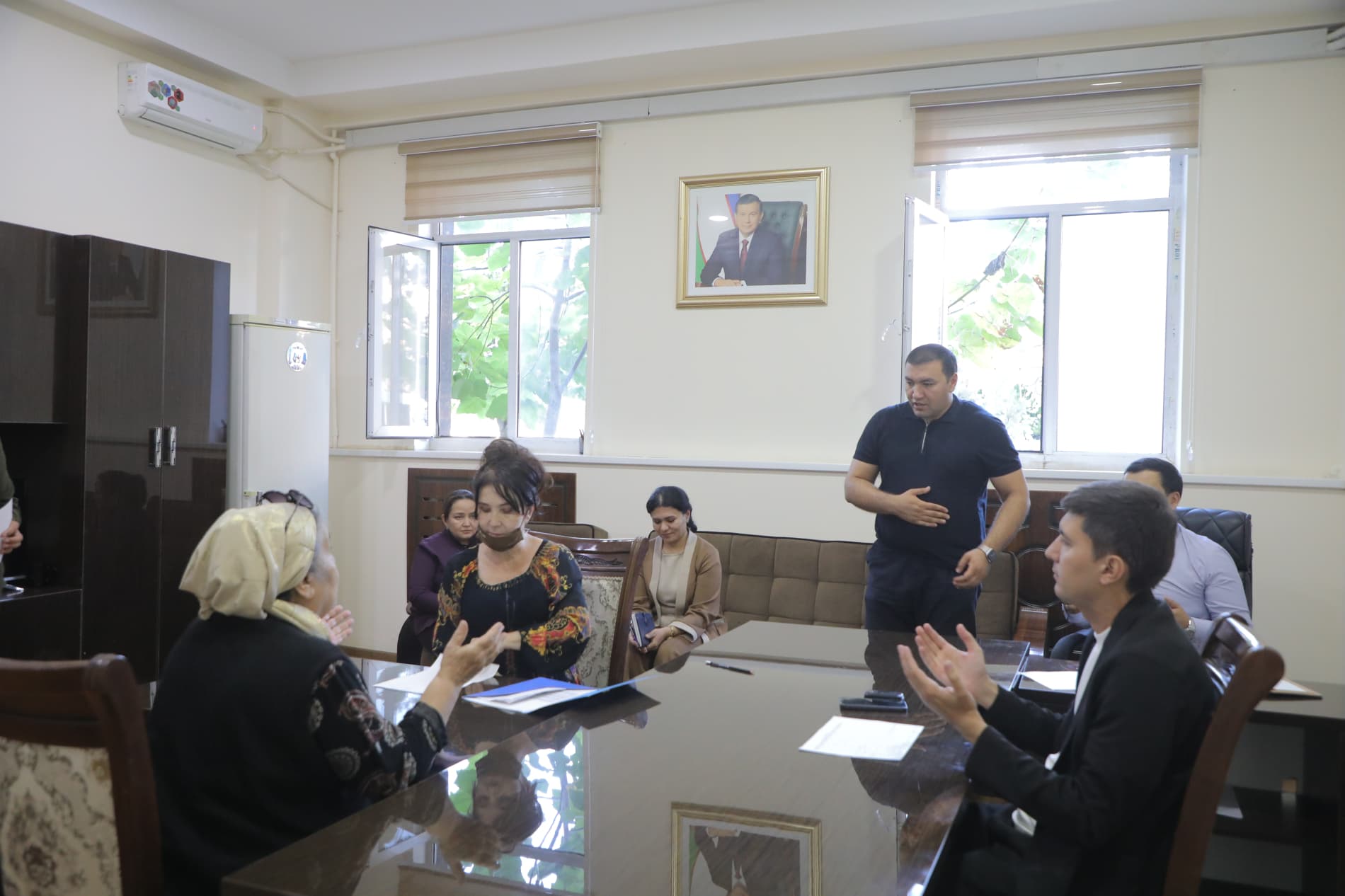 UCHTEPADA NAVBATDAGI SHAXSIY QABUL TASHKIL ETILDI
