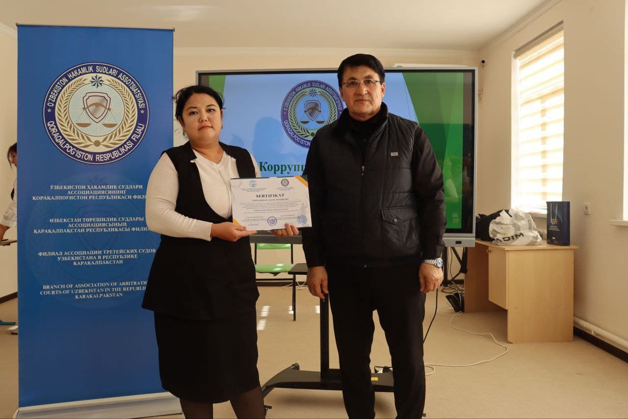 “Korrupsiyaga qarshi kurashish yo‘lida” nomli grant loyihasi doirasida ishlar amalga oshirildi.