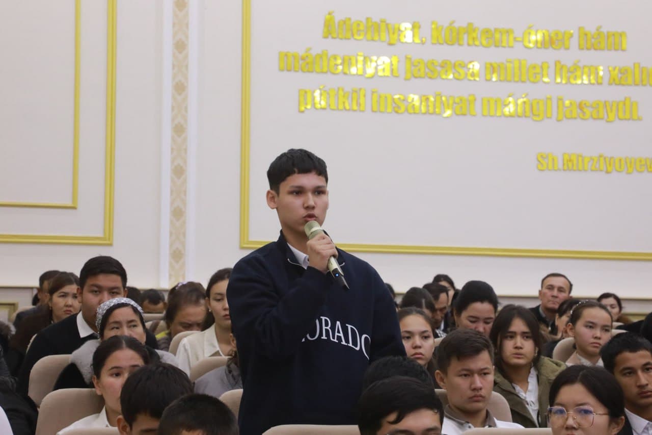 "Rahbar va yoshlar" uchrashuvi bo'lib o'tdi