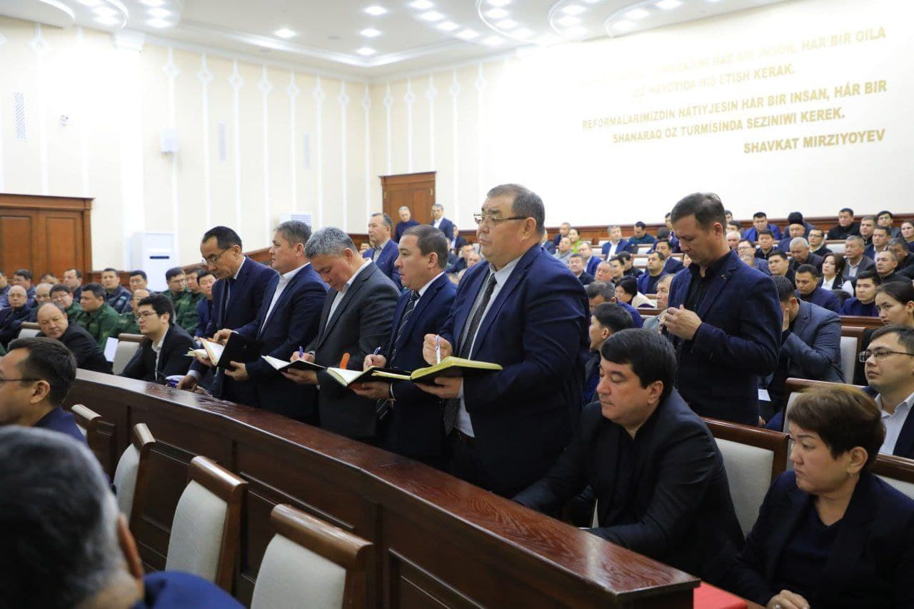 Korrupsiyaga qarshi kurashish va jinoyatchilikning oldini olish chora-tadbirlarining ijrosi masalalari keng muhokama qilindi