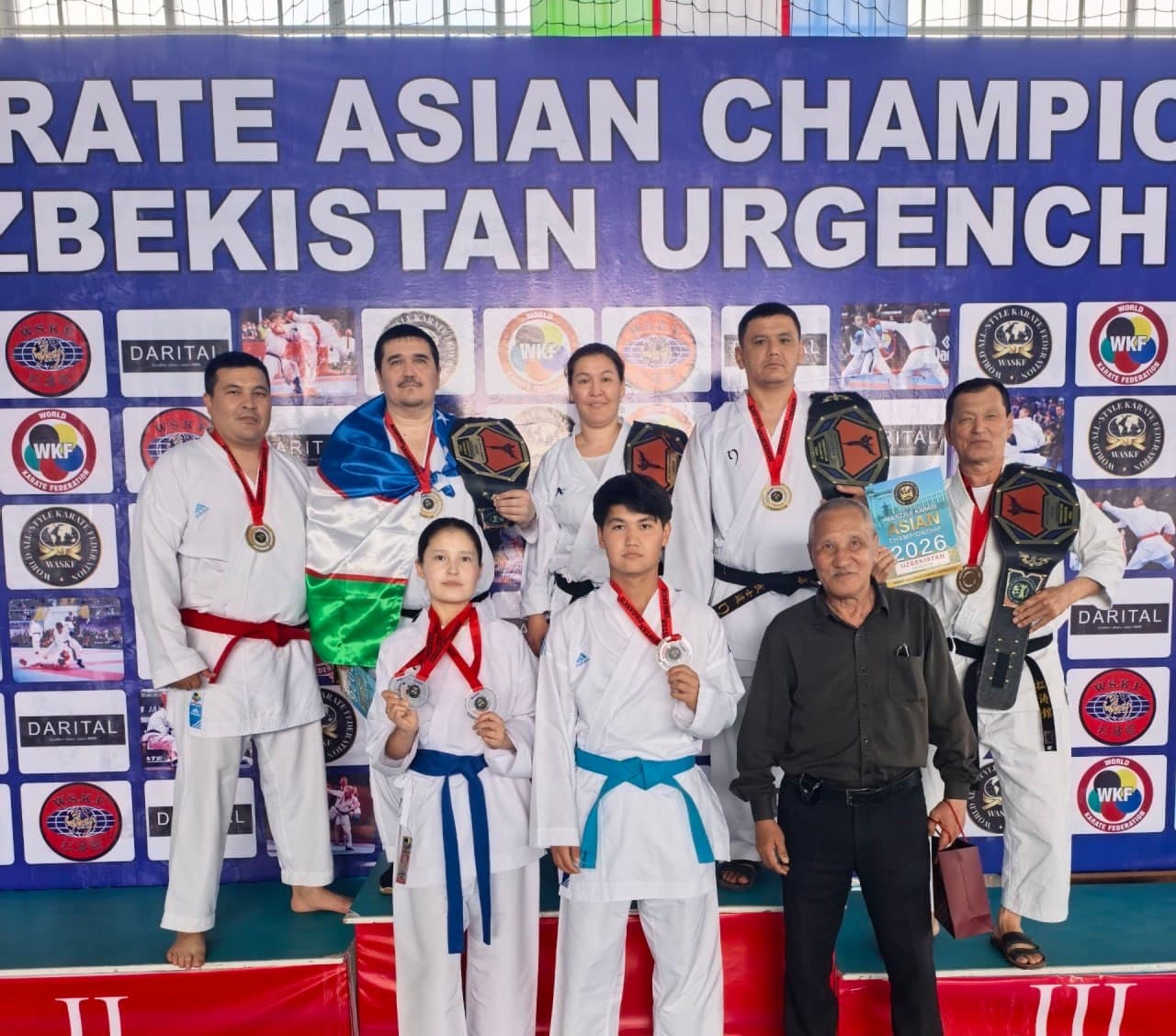В Хорезмской области состоялся чемпионат Азии по всемирному карате "WASKF."